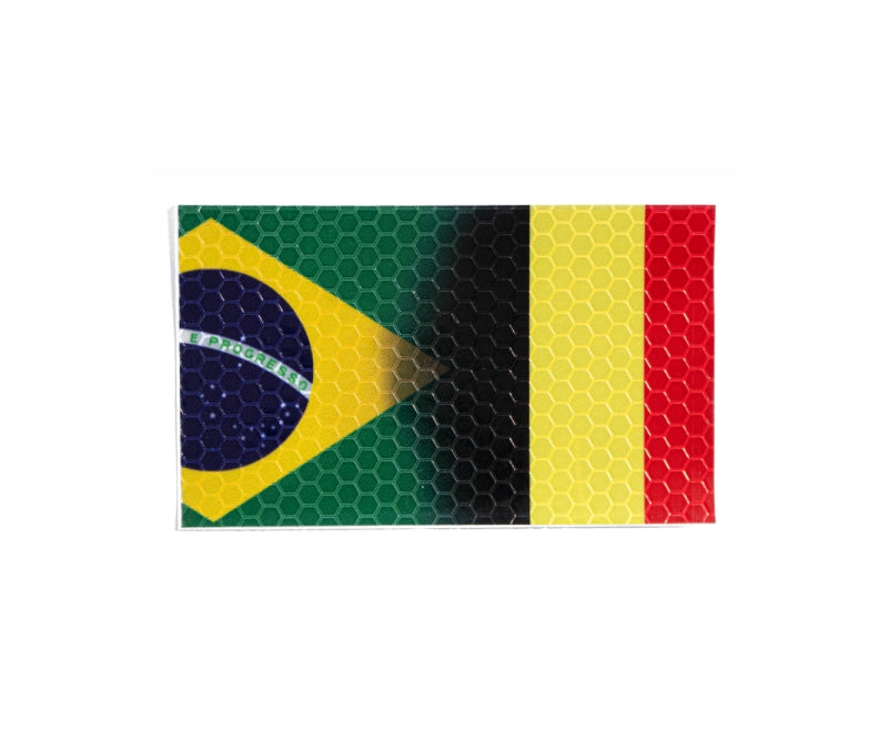 Dual Countries Bumper Stickers - Durable & Weather - Resistant Fan Decals (Pack of 3)