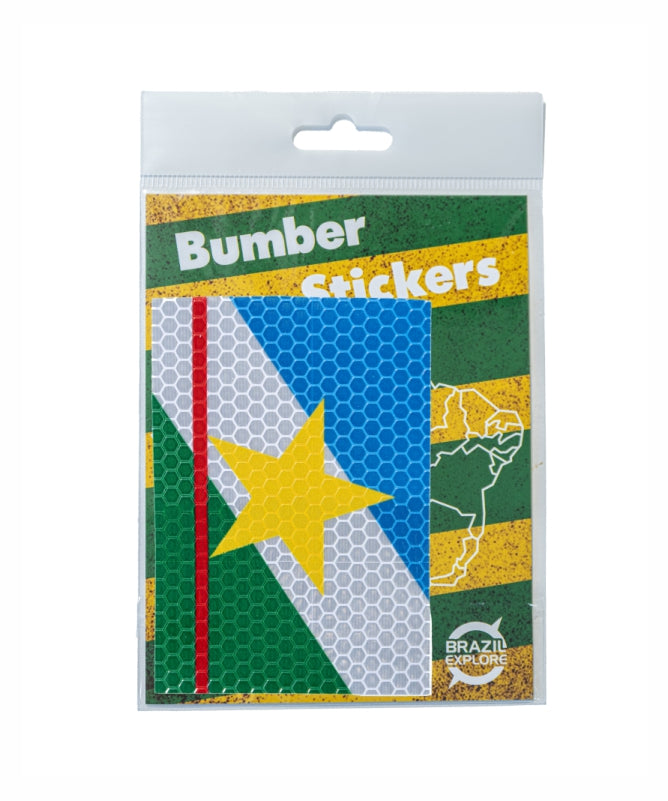 Brazilian States Bumper Stickers - Durable & Weather - Resistant Fan Decals (Pack of 3)