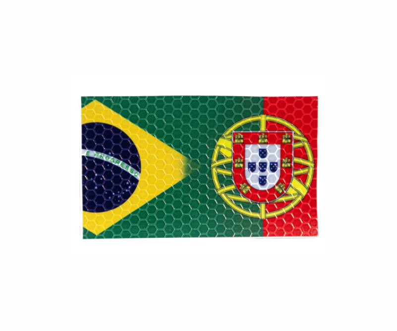 Dual Countries Bumper Stickers - Durable & Weather - Resistant Fan Decals (Pack of 3)