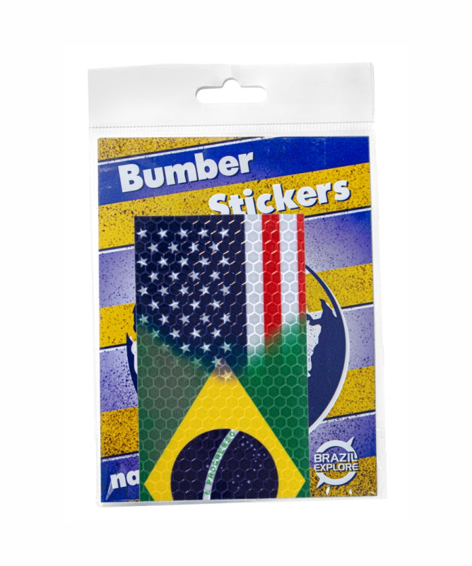 Dual Countries Bumper Stickers - Durable & Weather - Resistant Fan Decals (Pack of 3)