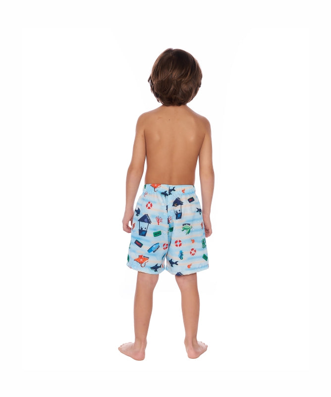 Boys Boardshorts  Swim Trunks 4 to 10 Years Old Mormaii - REF: 8388