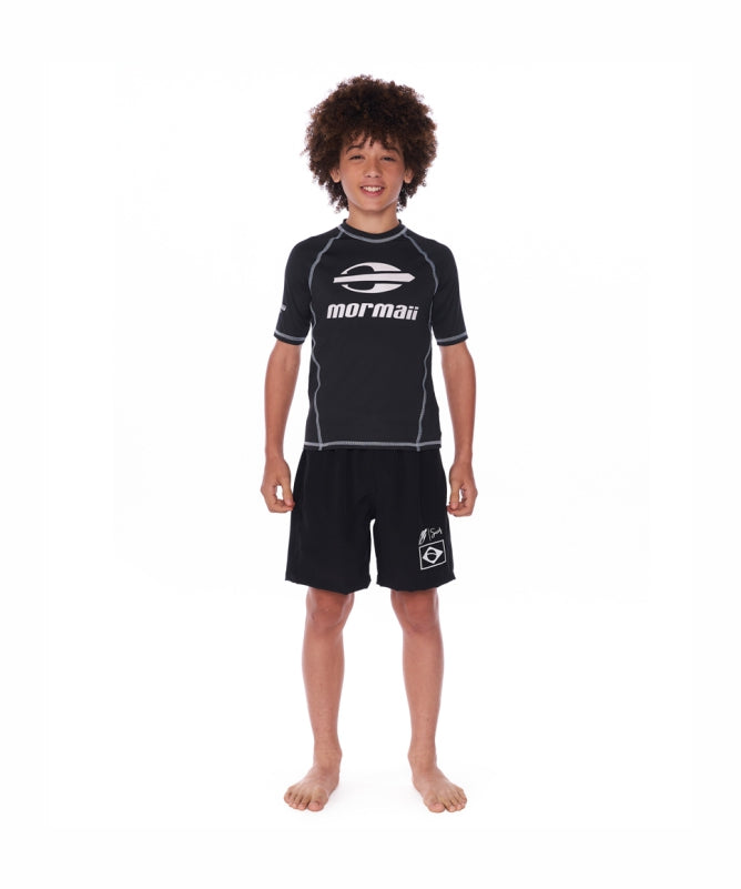 Youth Boys Short Sleeve Hash guard 12 to 16 Years Old with UV 50+ Sun Protection Mormaii - REF: 8529