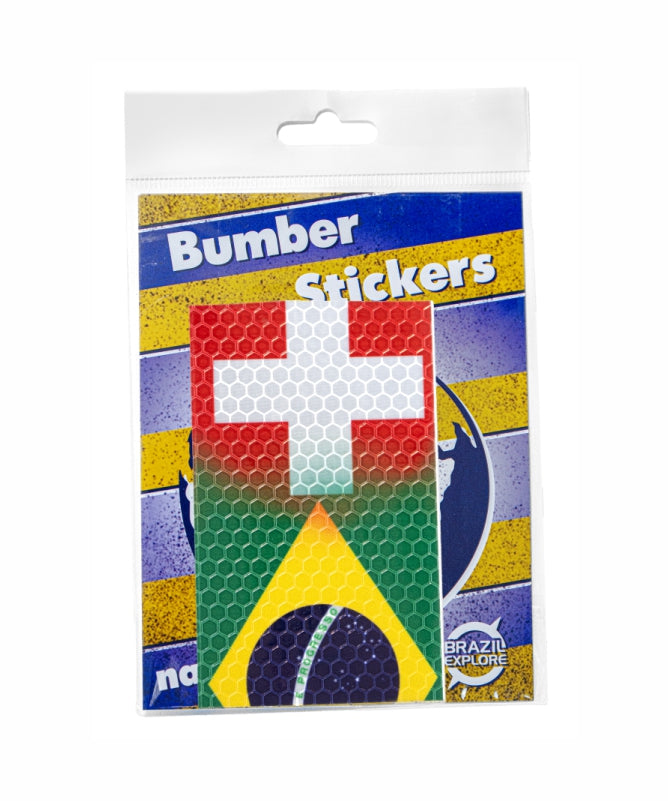 Dual Countries Bumper Stickers - Durable & Weather - Resistant Fan Decals (Pack of 3)