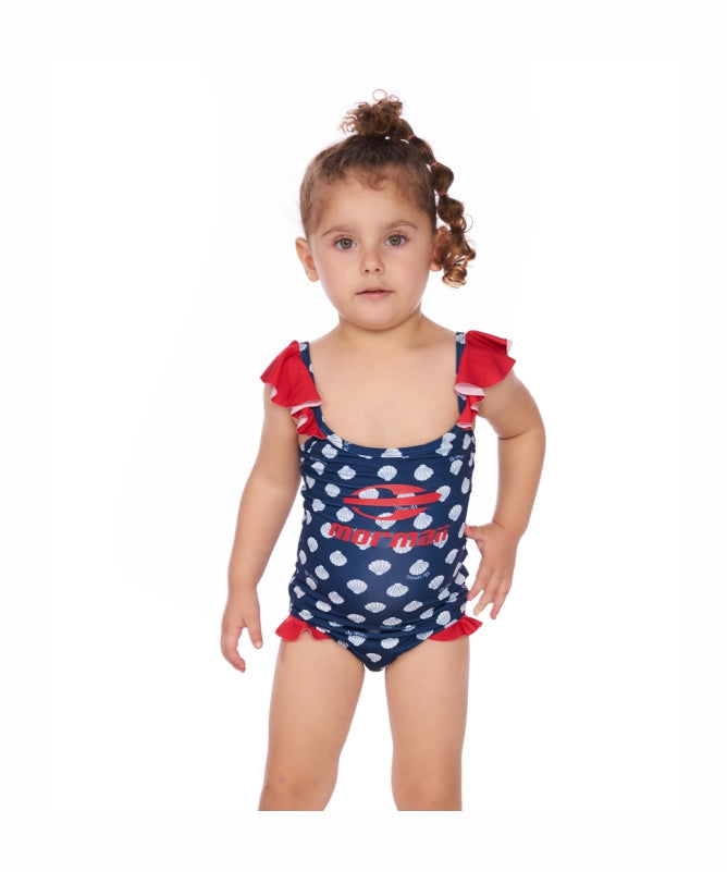 Baby Girl Bodysuit 1-3 Years – Polka Dots & Babado Design | Mormaii REF: 82518