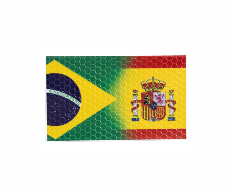 Dual Countries Bumper Stickers - Durable & Weather - Resistant Fan Decals (Pack of 3)