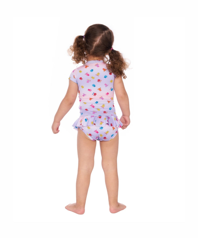 Baby Girl Bodysuit 1-3 Years – Short Sleeve Babado | Mormaii REF: 82515