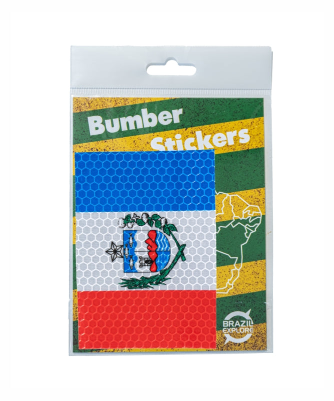Brazilian States Bumper Stickers - Durable & Weather - Resistant Fan Decals (Pack of 3)