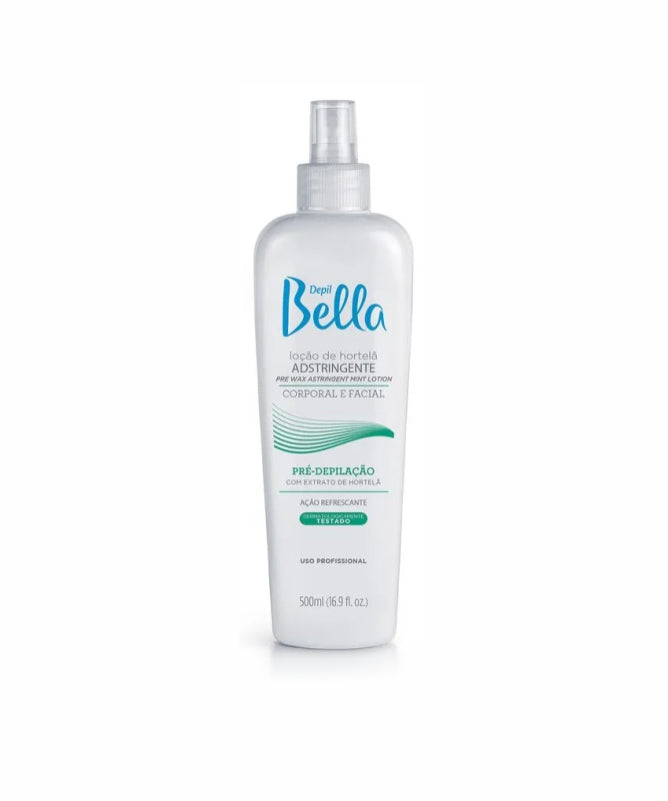 Depil Bella Pre Waxing Astringent Lotion with Mint Extract 500ml