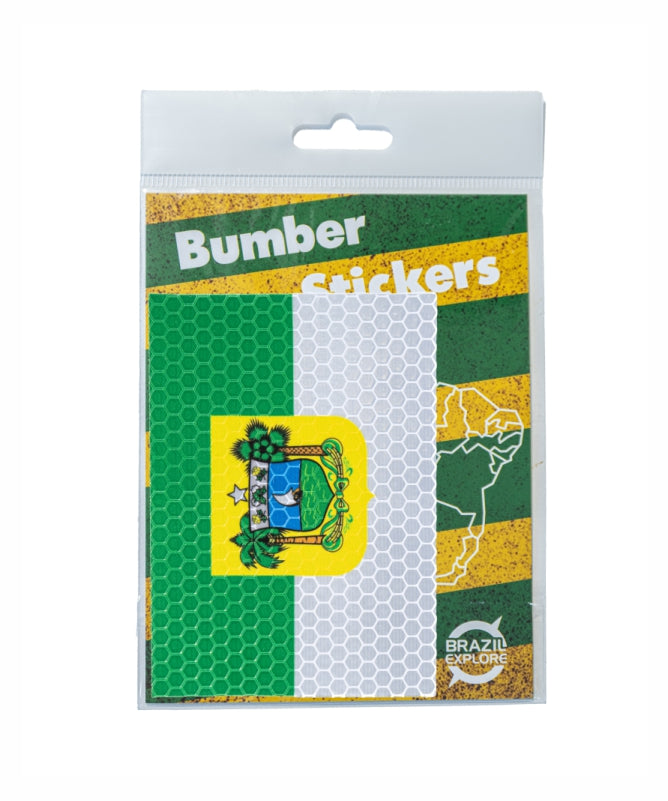 Brazilian States Bumper Stickers - Durable & Weather - Resistant Fan Decals (Pack of 3)