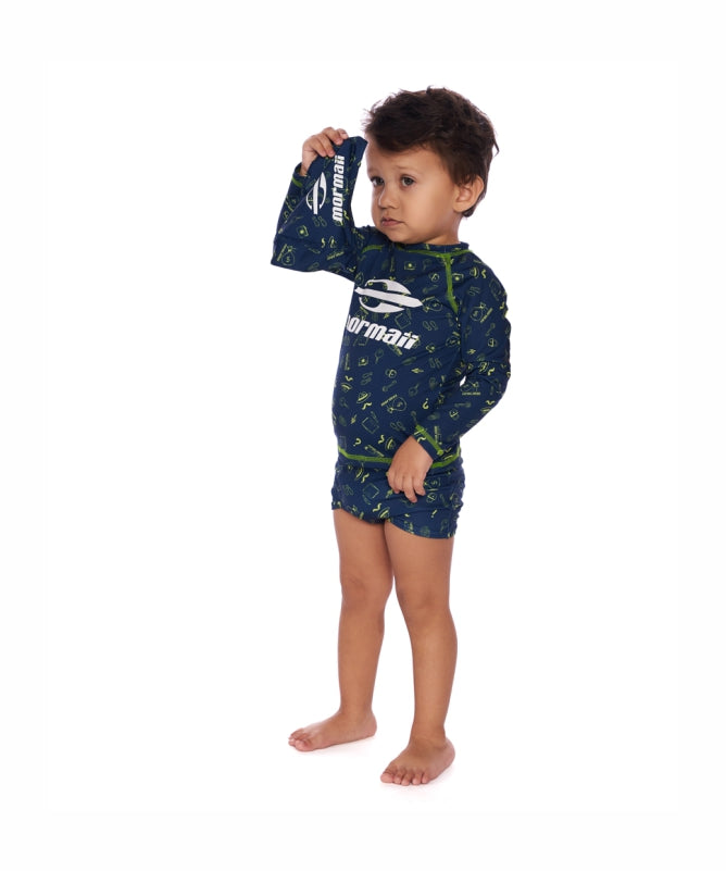Baby Boy Rash Guard 1-3 Years – Long Sleeve UV50+ | Mormaii REF: 8129