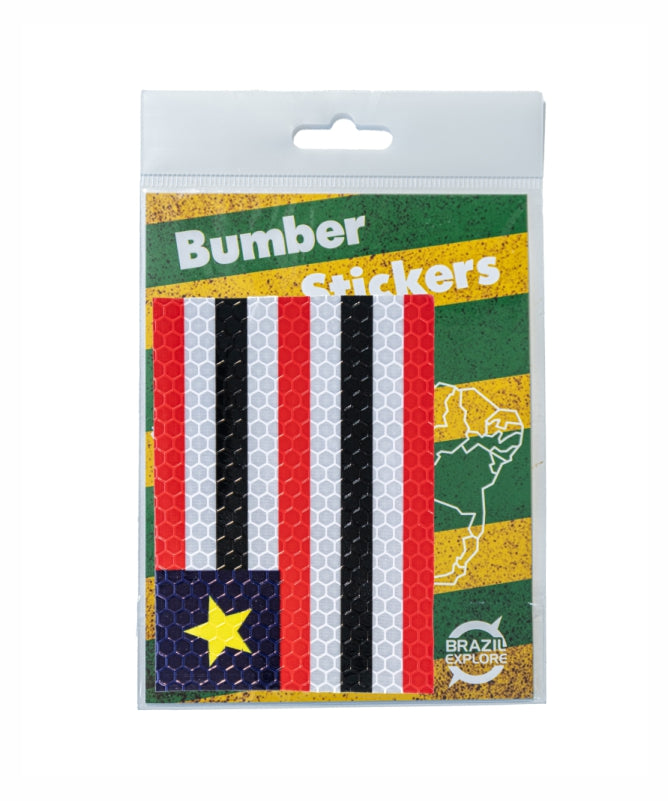 Brazilian States Bumper Stickers - Durable & Weather - Resistant Fan Decals (Pack of 3)