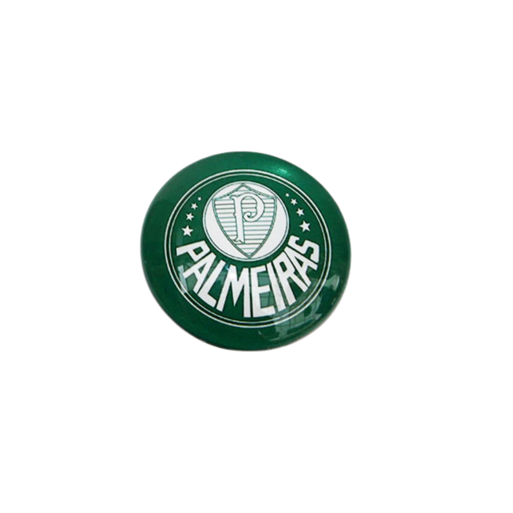 Palmeiras - Brazilian Soccer Team Circle Magnets - 1 ½” Diameter (Pack of 3)