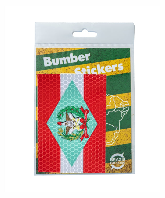 Brazilian States Bumper Stickers - Durable & Weather - Resistant Fan Decals (Pack of 3)