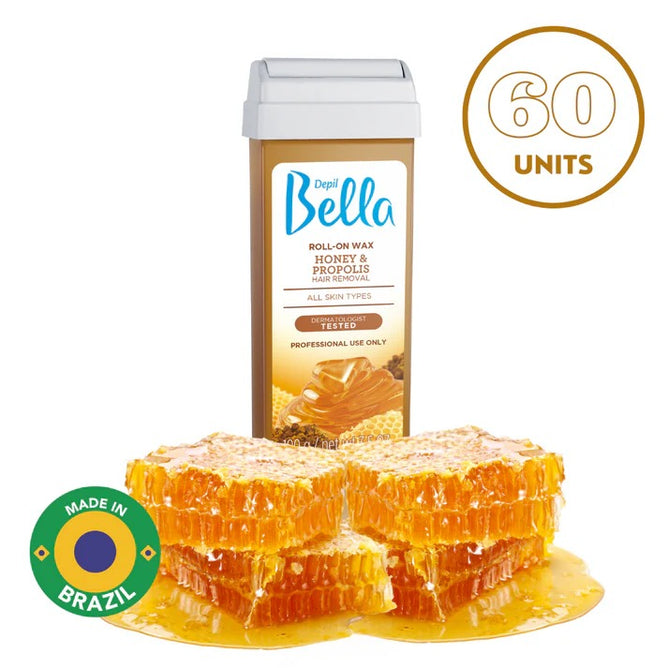 Depil Bella Roll-On Honey with Propolis Wax Cartridges 3.52Oz