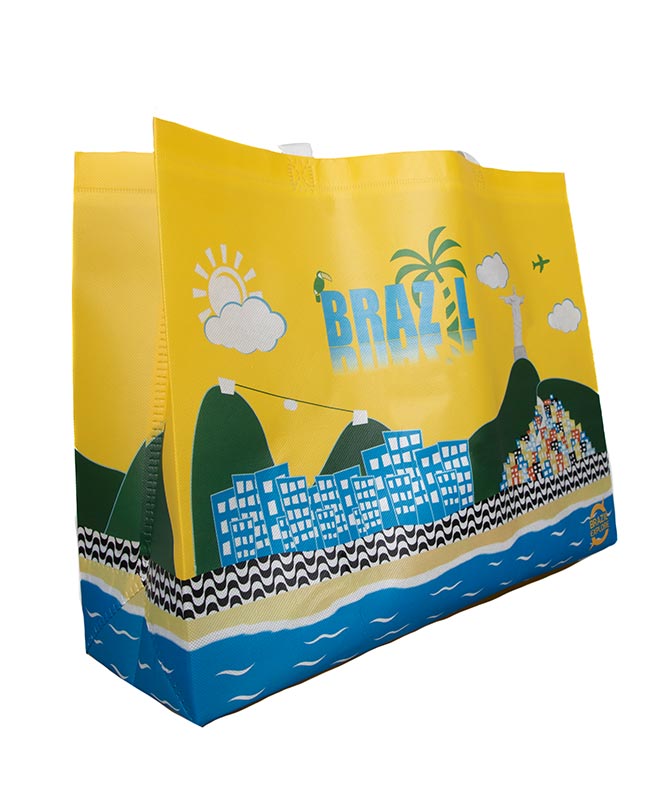 Brazilian Non-Woven Market Bag – Reusable Shopping Tote (Pack of 3)