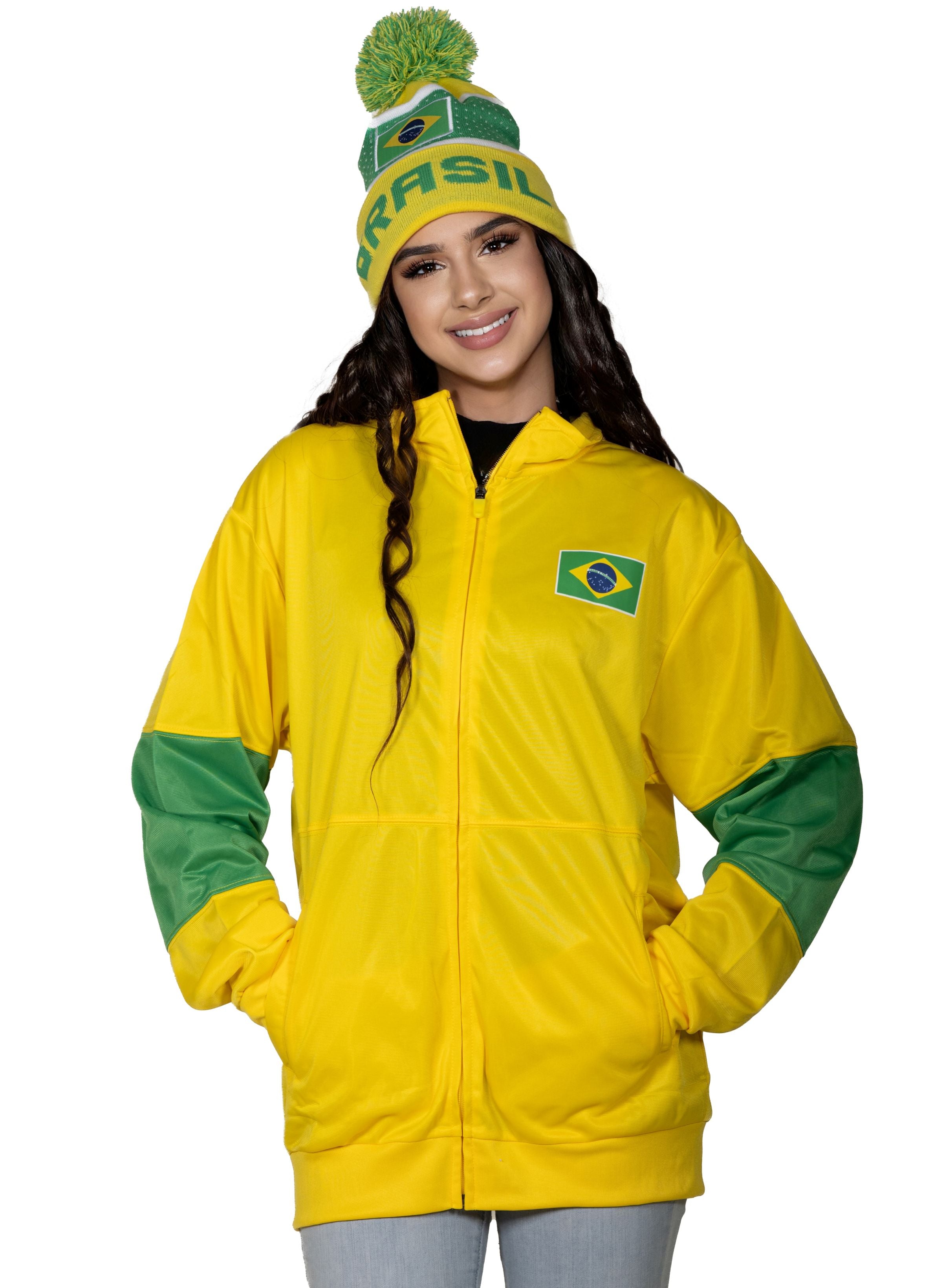 Brazil Tracking Jacket Uniform Yellow - BrTrJaPeUnYe