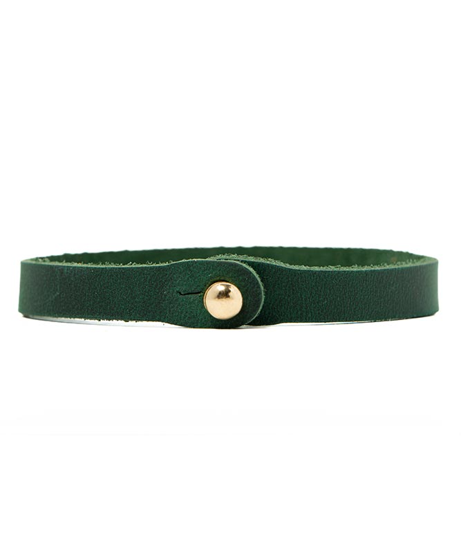 Leather Bracelet – Brazil Flag & Stylish Adjustable Design