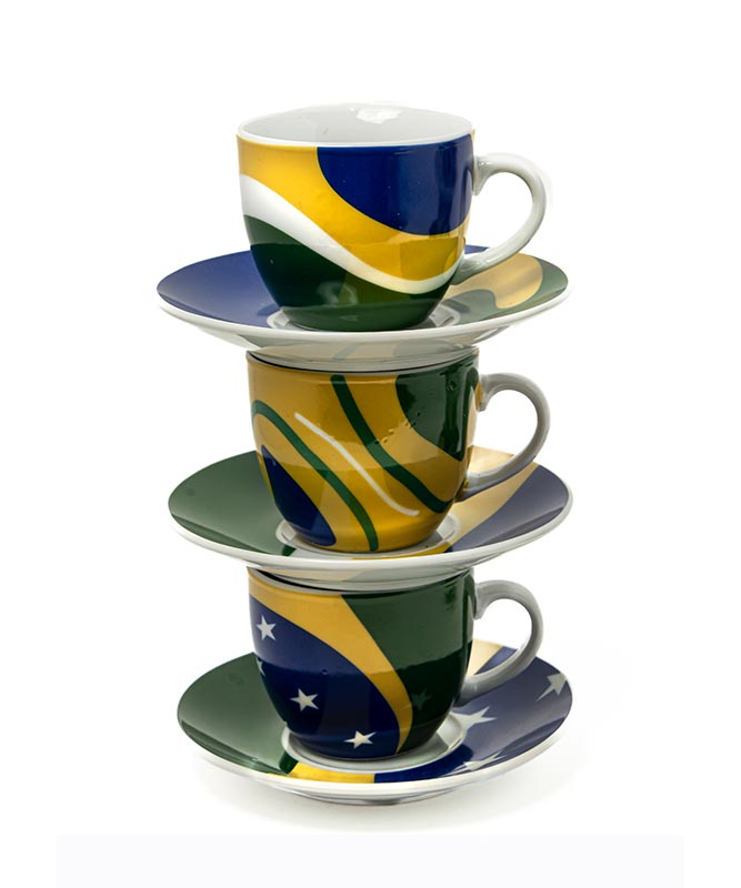 Espresso Coffee Brazil 12 Pieces Set