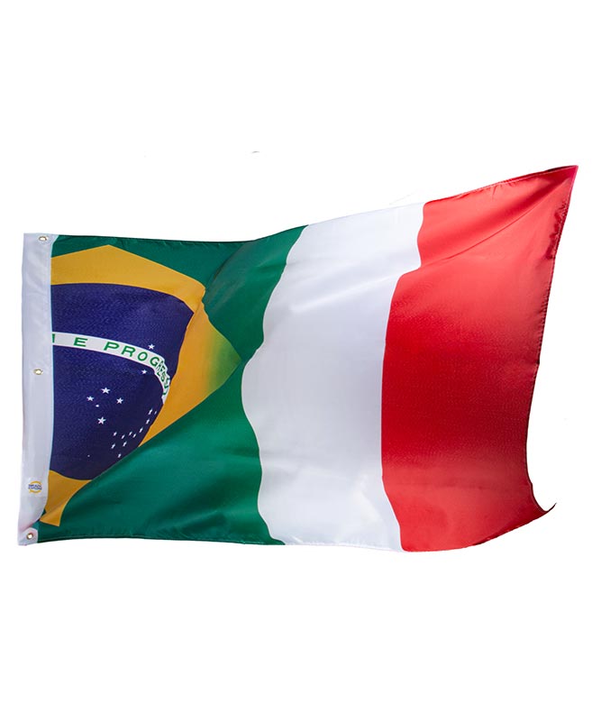 Dual Country - 3x5 Oxford Material Flags