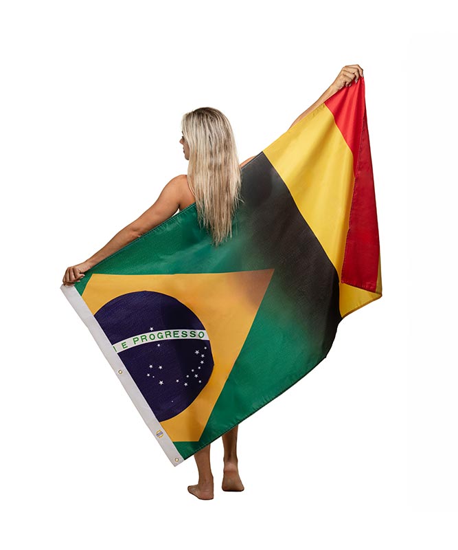 Dual Country - 3x5 Oxford Material Flags