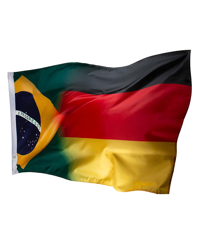 Dual Country - 3x5 Oxford Material Flags