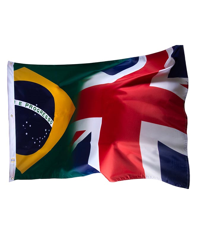 Dual Country - 3x5 Oxford Material Flags