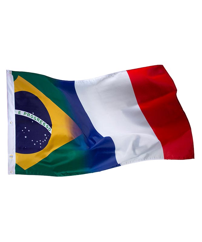 Dual Country - 3x5 Oxford Material Flags
