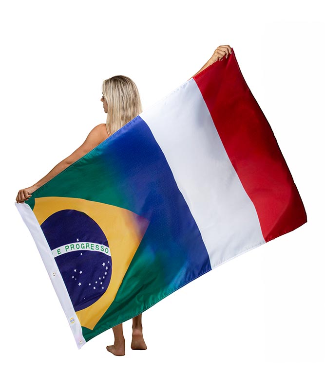 Dual Country - 3x5 Oxford Material Flags