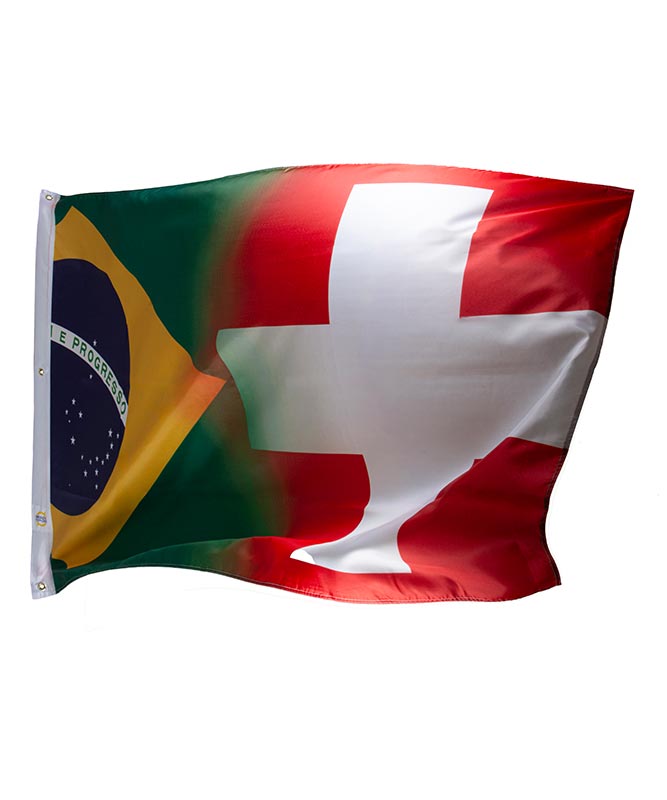 Dual Country - 3x5 Oxford Material Flags
