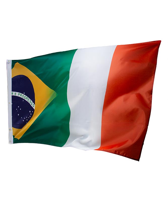 Dual Country - 3x5 Oxford Material Flags