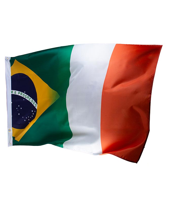 Dual Country Flags 2x3 Feet – Polyester Oxford Fabric, Durable & High-Quality