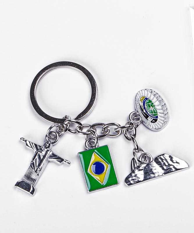Rio de Janeiro Maracana Keychain - Iconic Symbols in a Compact Design