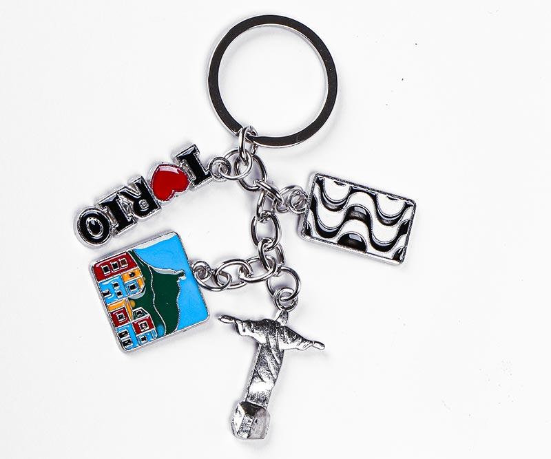 I Love Rio Keychain - A Symbolic Souvenir from Rio de Janeiro