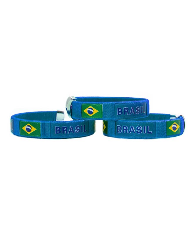Bracelet - Brazil Flag (Pack of 3)