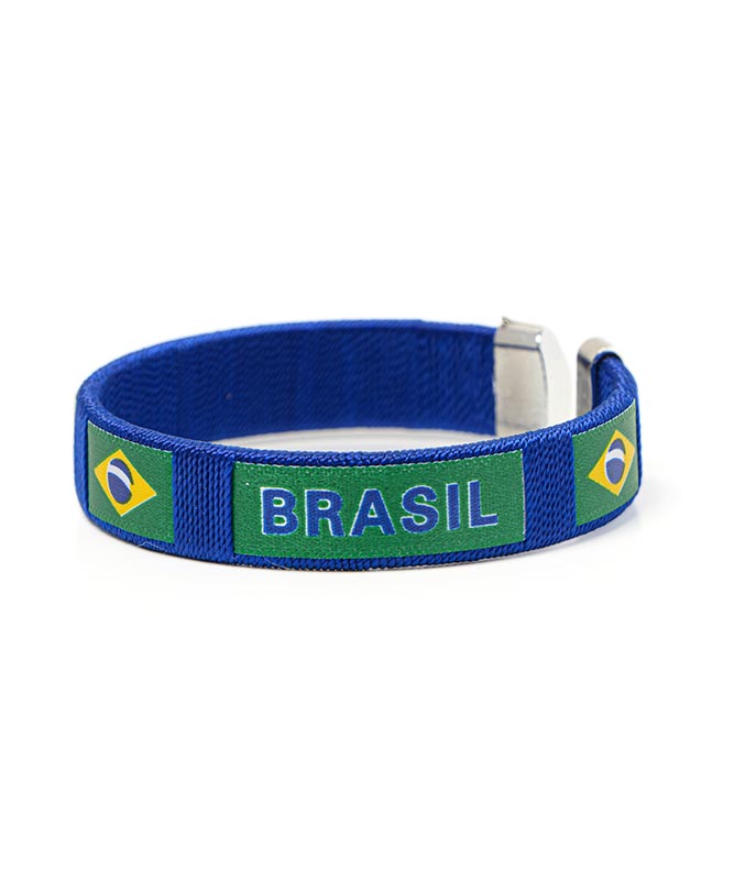 Bracelet - Brazil Flag (Pack of 3)