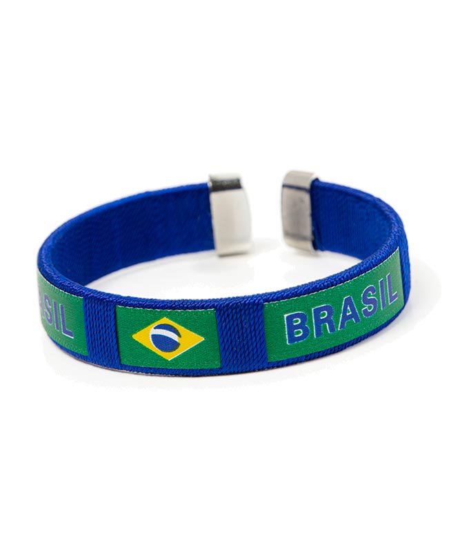 Bracelet - Brazil Flag (Pack of 3)