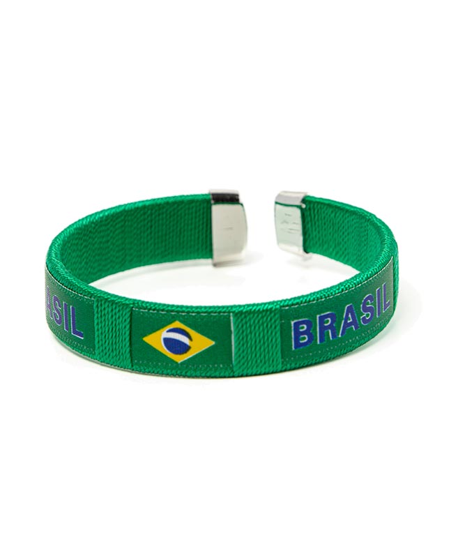 Bracelet - Brazil Flag (Pack of 3)