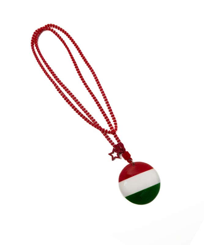 Italy Zipper Necklace – Patriotic & Stylish Nations Jewelry (Pack of 3)