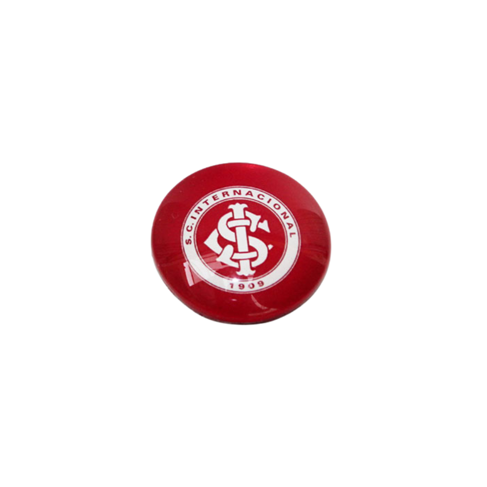 Internacional - Brazilian Soccer Clubs Circle Magnets - 1 ½” Diameter (Pack of 3)