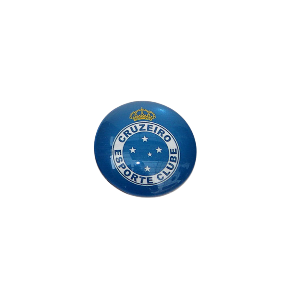 Cruzeiro - Brazilian Soccer Team Circle Magnets - 1 ½” Diameter (Pack of 3)