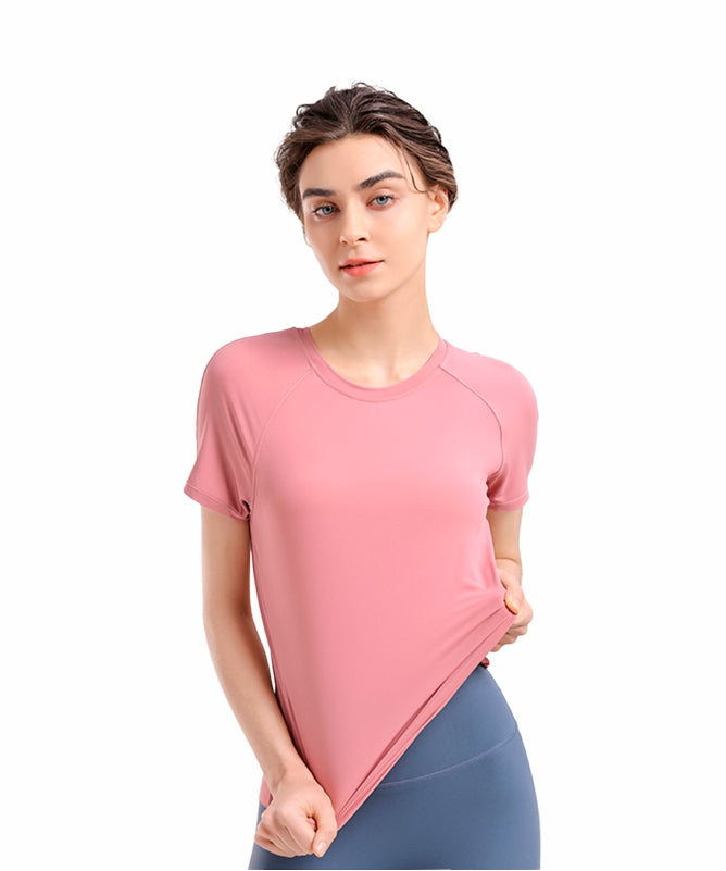 Women's São Paulo Short-Sleeve Yoga T-Shirt – Lightweight & Comfortable for Physical Activities | REF: 1095