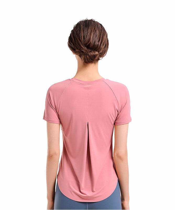 Women's São Paulo Short-Sleeve Yoga T-Shirt – Lightweight & Comfortable for Physical Activities | REF: 1095