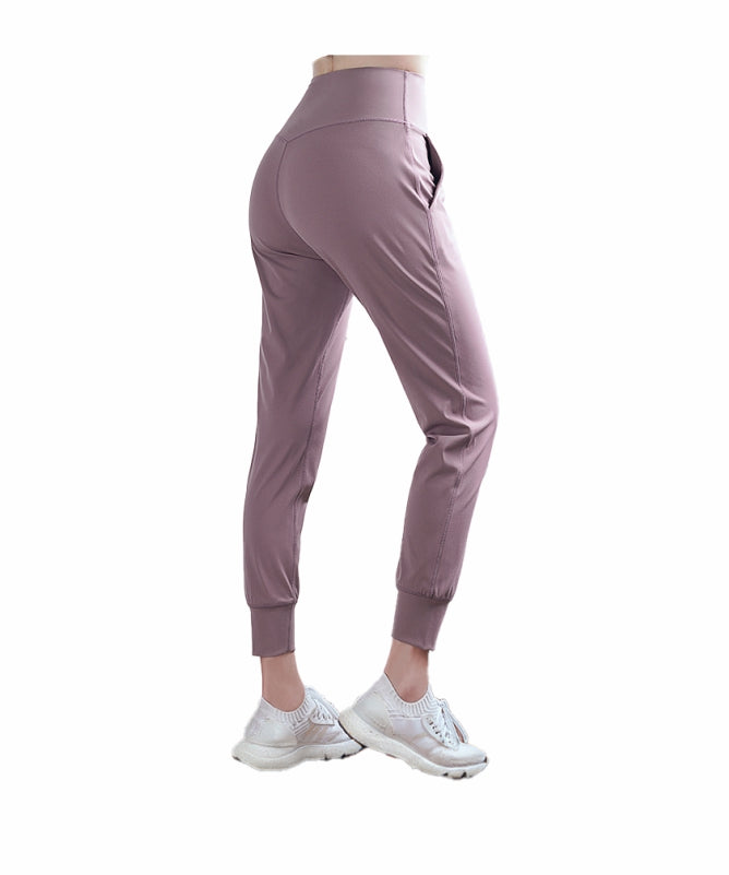Women's Miranda High-Waisted Pants – Lightweight with Side Pockets for Yoga & Casual Wear | REF: 4057