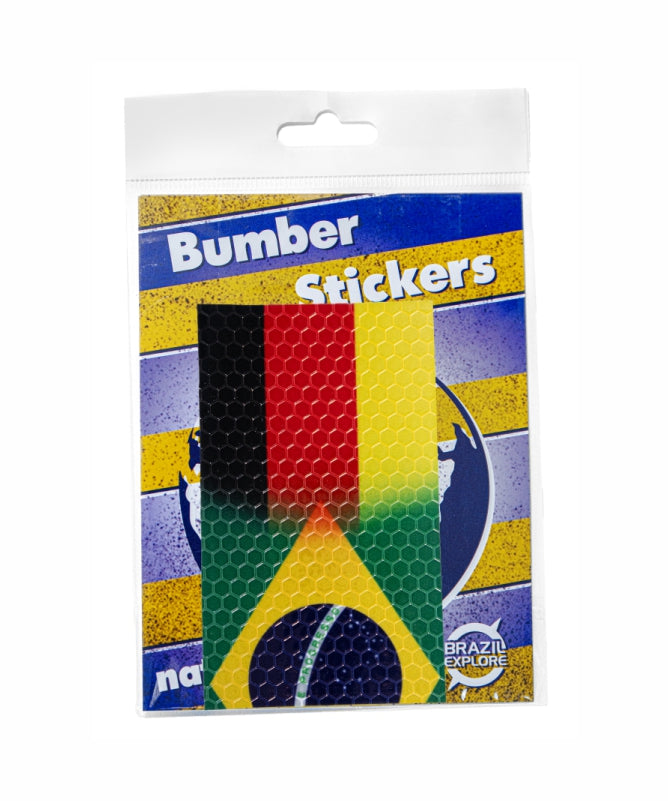 Dual Countries Bumper Stickers - Durable & Weather - Resistant Fan Decals (Pack of 3)