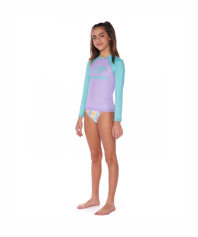 Youth Girls' Rash Guard Mormaii Ages 12-16 - REF: 8624