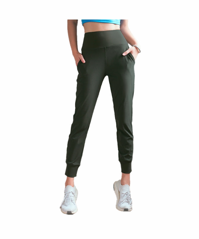 Women's Miranda High-Waisted Pants – Lightweight with Side Pockets for Yoga & Casual Wear | REF: 4057