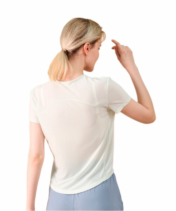 Women's Brasília V-Neck Yoga Blouse – Short Sleeve, Comfortable & Stylish for Physical Activities | REF: 1150