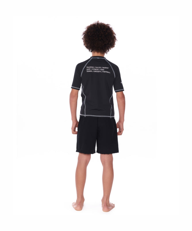 Youth Boys Short Sleeve Hash guard 12 to 16 Years Old with UV 50+ Sun Protection Mormaii - REF: 8529
