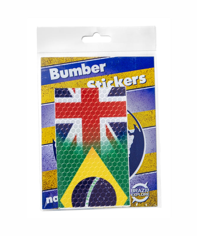 Dual Countries Bumper Stickers - Durable & Weather - Resistant Fan Decals (Pack of 3)