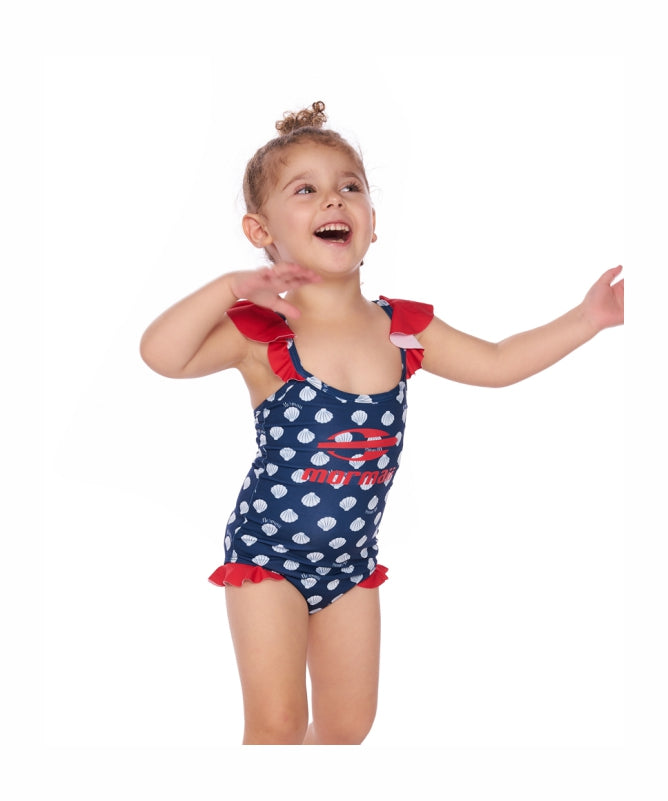 Baby Girl Bodysuit 1-3 Years – Polka Dots & Babado Design | Mormaii REF: 82518
